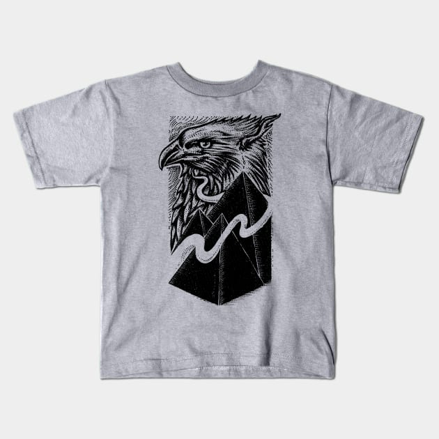 Pharaohs Eagle Kids T-Shirt by Buy Custom Things